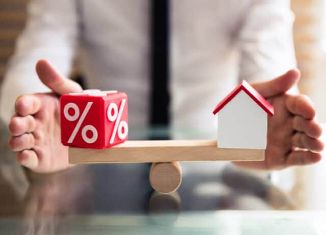 Percentage en woning op weegschaal finzie website