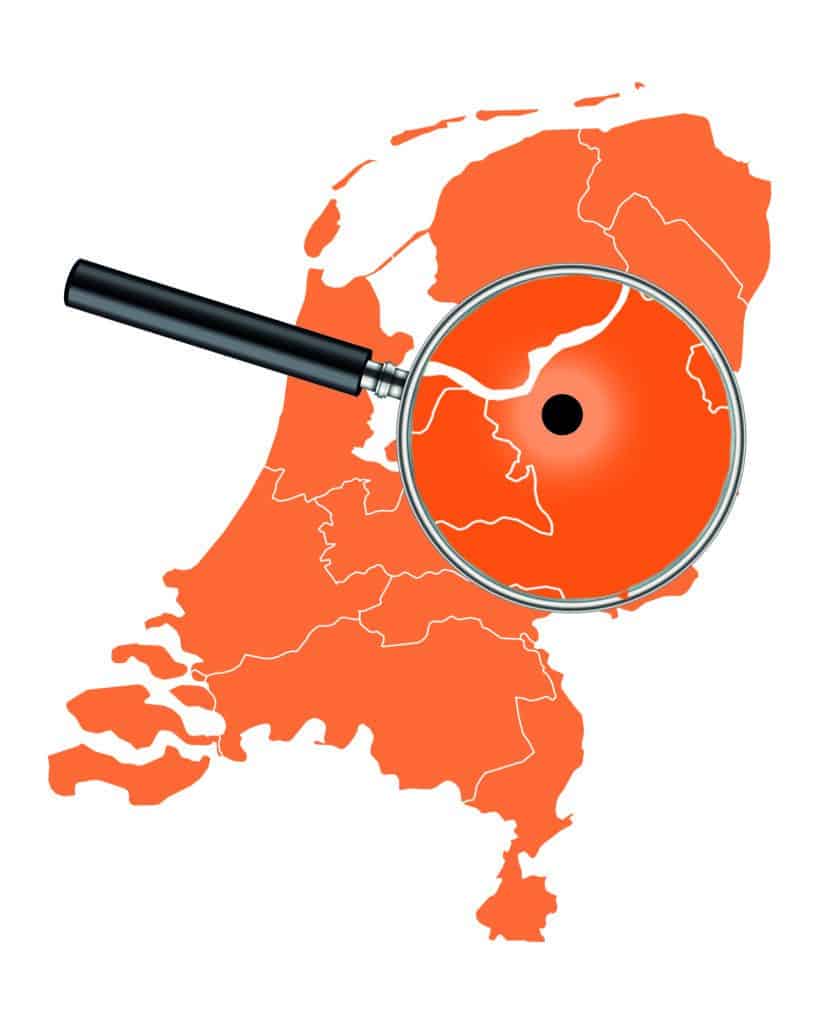 Kaart van Nederland