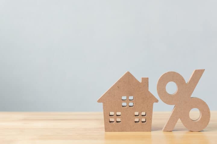 huisje met procent - stijging hypotheekrente